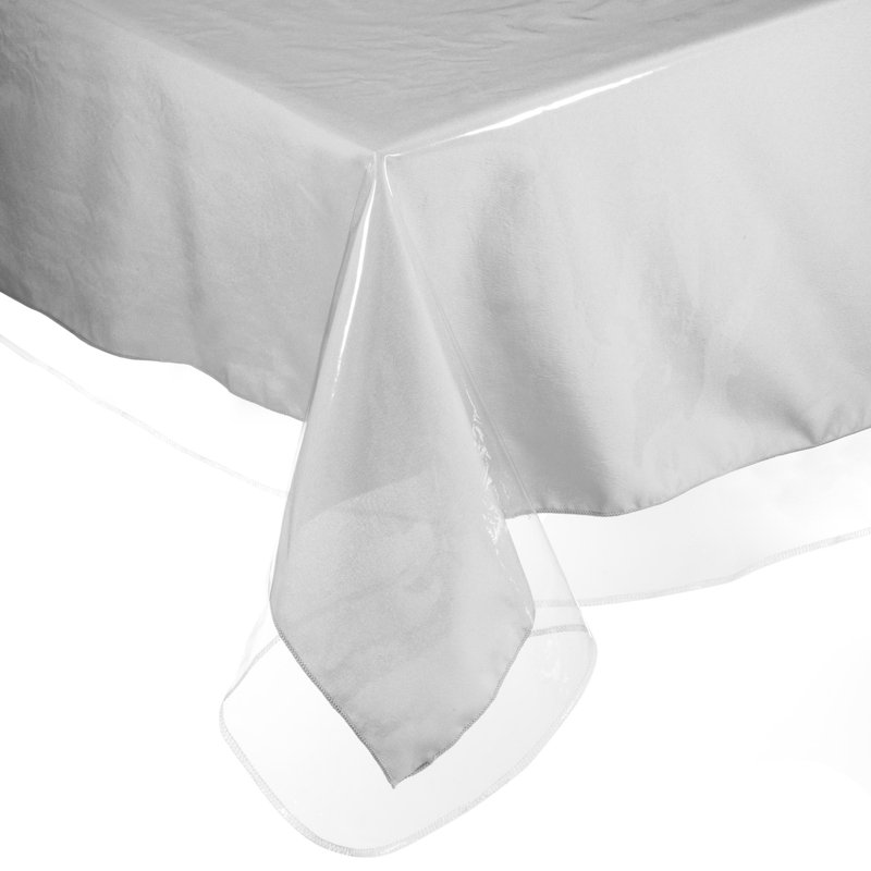 Sweet Home Collection Square Vinyl Tablecloth Protector & Reviews Wayfair